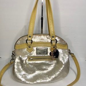 Coach Poppy Pearl Opal Sequined Tote ✨